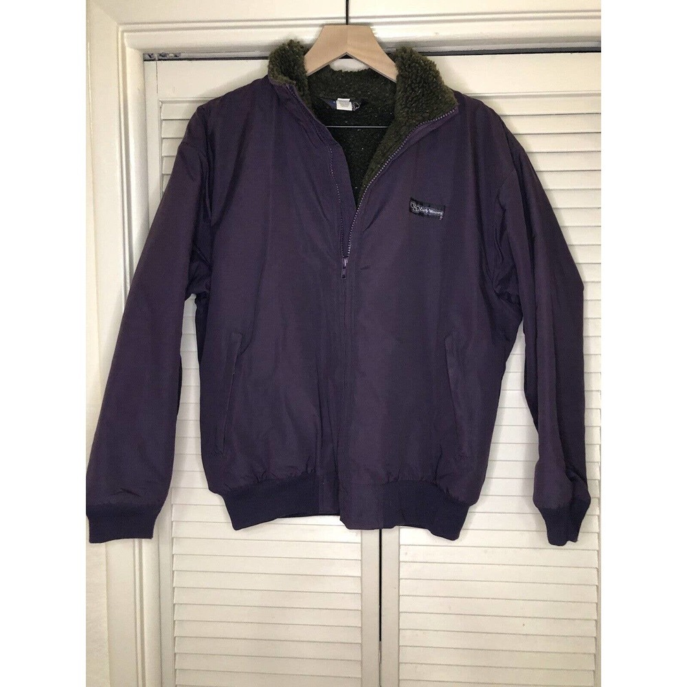 Vintage Early Winters Fleece Lined Winter Jacket Purple Large Women’s